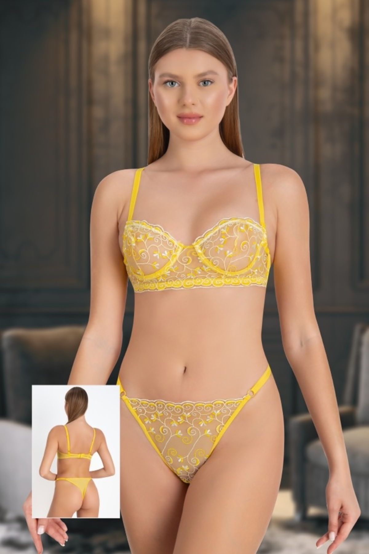Dhantel Starlight Bralet Takım