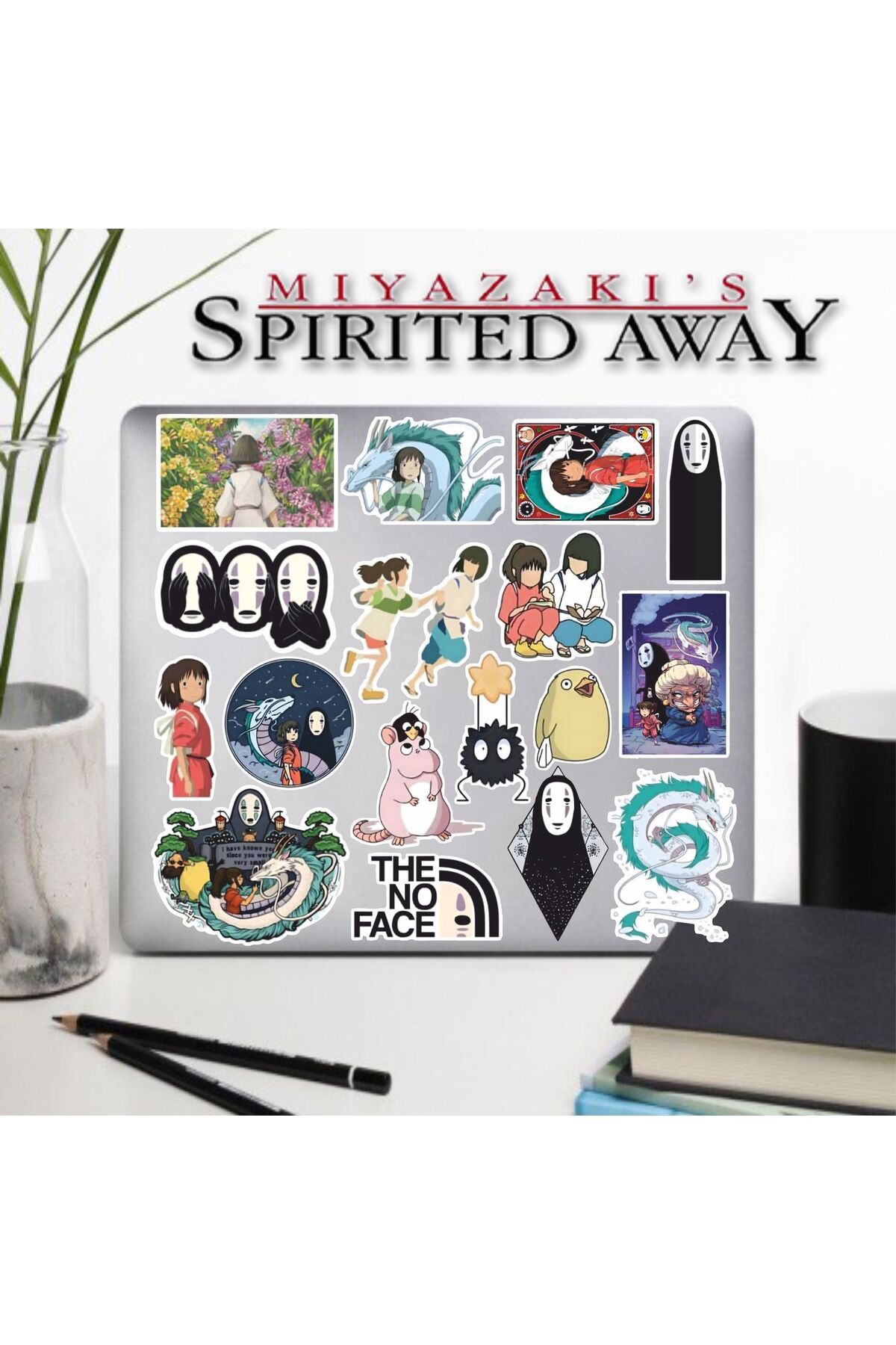 hediyenebak Spirited Away Seri 2 Sticker Seti | Laptop Ajanda Pc Tablet Telefon Defter Etiket Bullet Journal