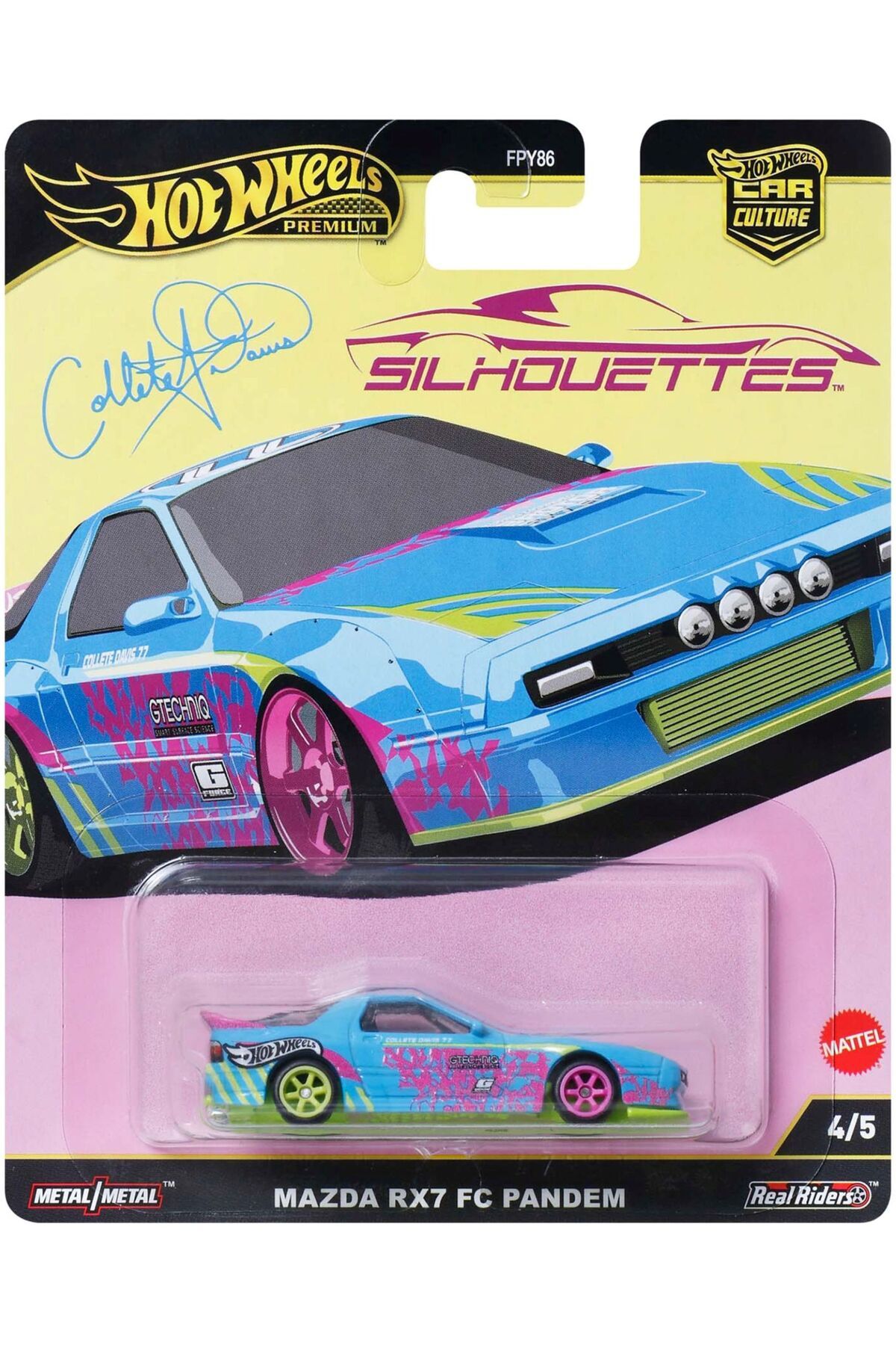 HOT WHEELS Premium Car Culture Silhouettes Mazda RX7 FC Pandem FPY86