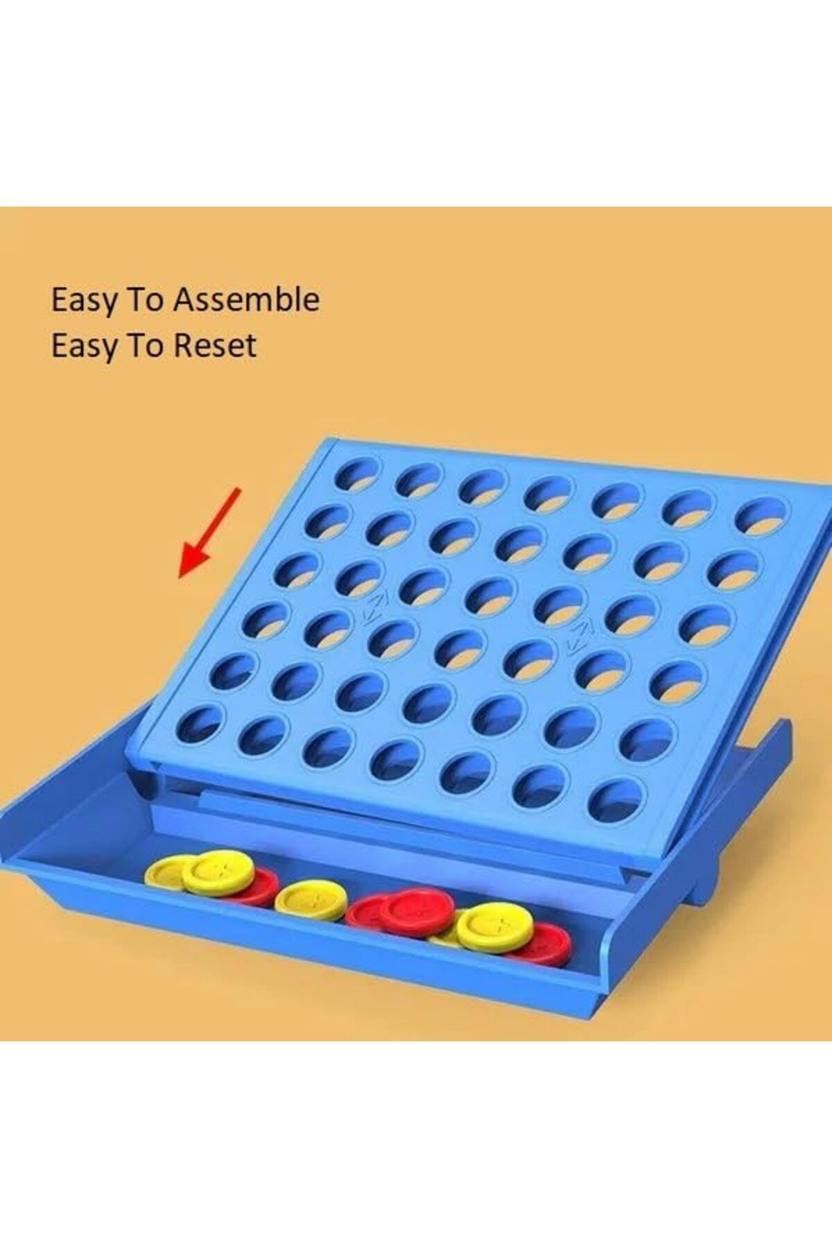 Other-Small Bingo Game 4 in a Row, Compact Strategy Board Game for Kids and Adults 6