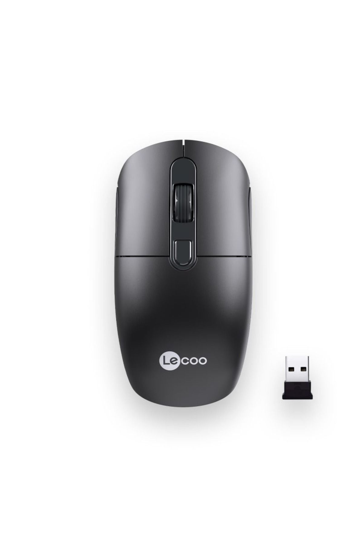 Pazarcan Lecoo M2001 Kablosuz+Usb 1600Dpi+4 Tuşlu Siyah Mouse