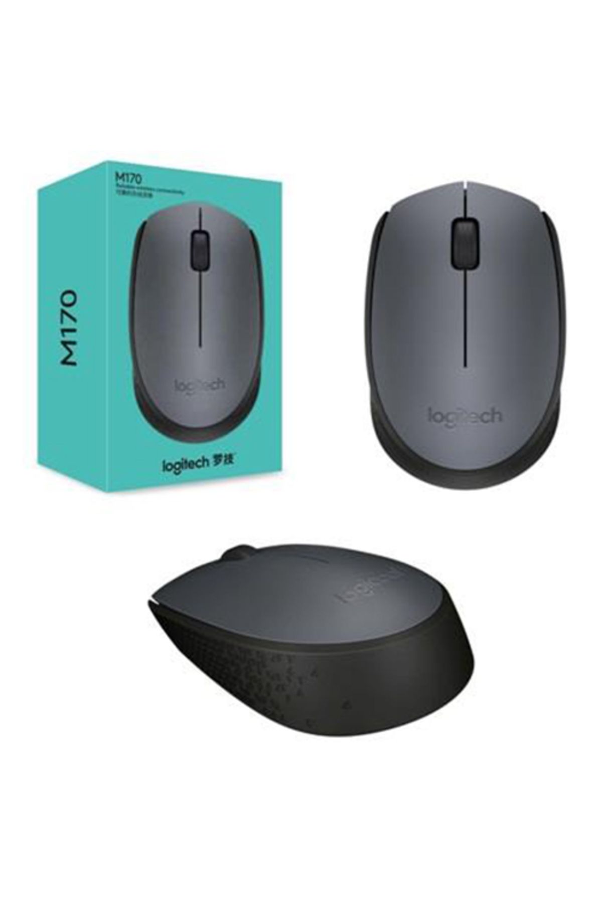 Pazarcan M170 910-004642 Kablosuz Optic Siyah Mouse