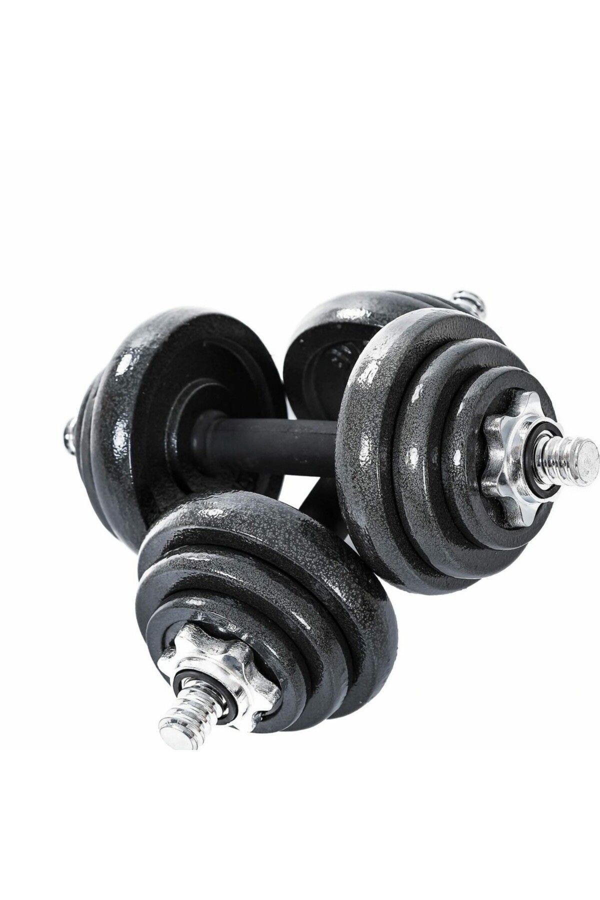 Fitness Max-Adjustable Dumbbell Set with Plastic Bag and Non-Slip Handle - 30kg 2