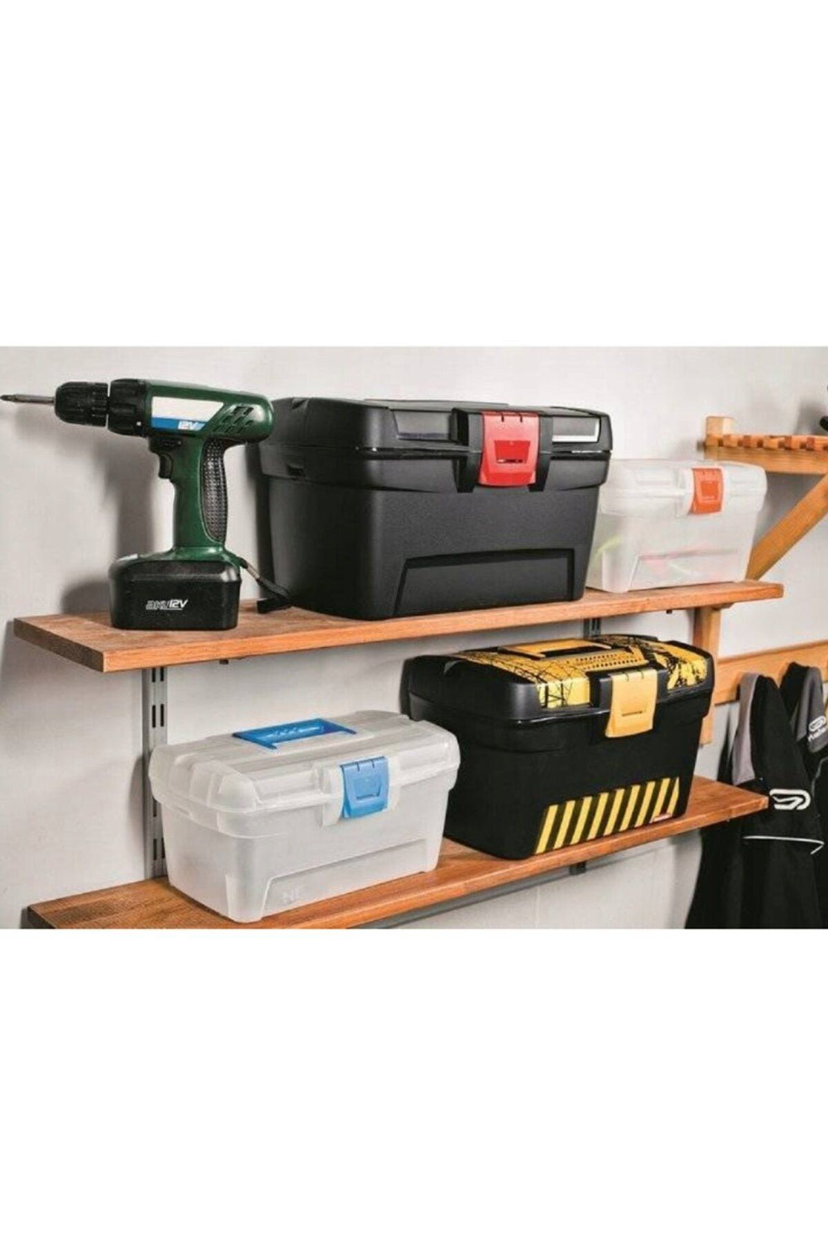 Keter-Plastic Tool Box for Storage with Organizer 3