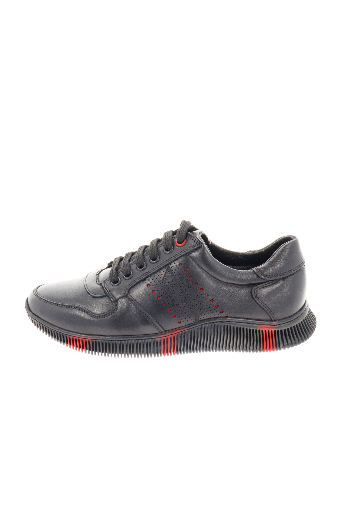 TOGO-Sports shoes, Urban Sneakers DYANY 235 HR Black, Natural Leather 2