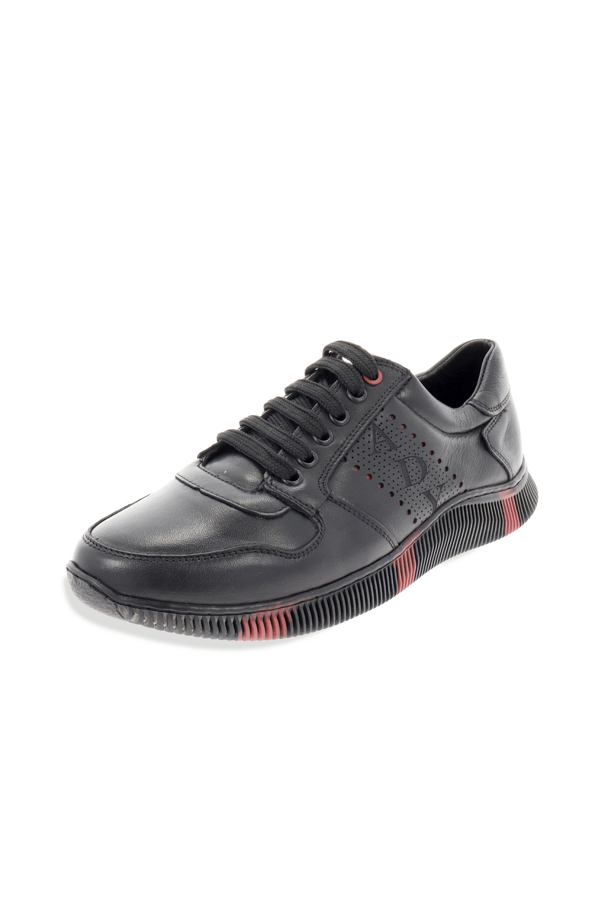 TOGO-Sports shoes, Urban Sneakers DYANY 235 HR Black, Natural Leather 1