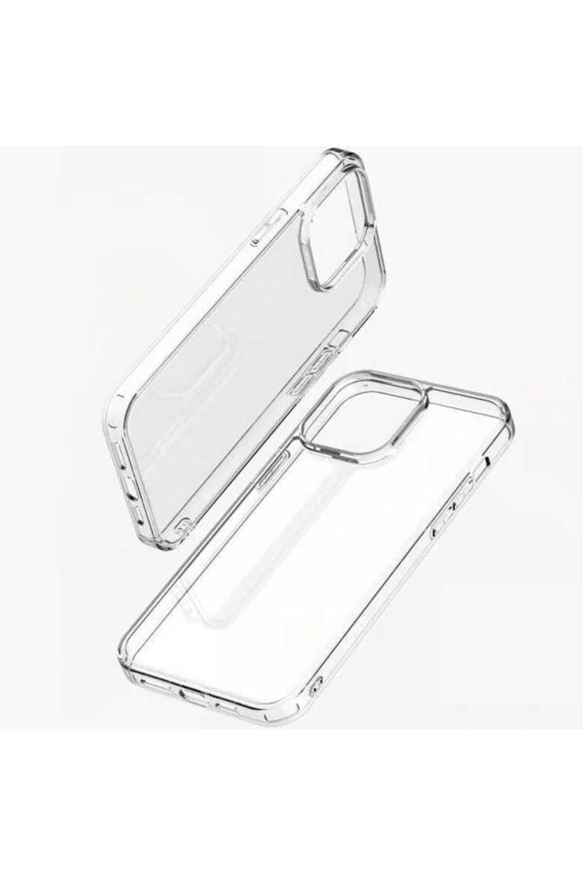 Glazef İPHONE 14 PROMAX Şeffaf Kılıf Kamera Korumalı Ultra İnce Esnek Kılıf