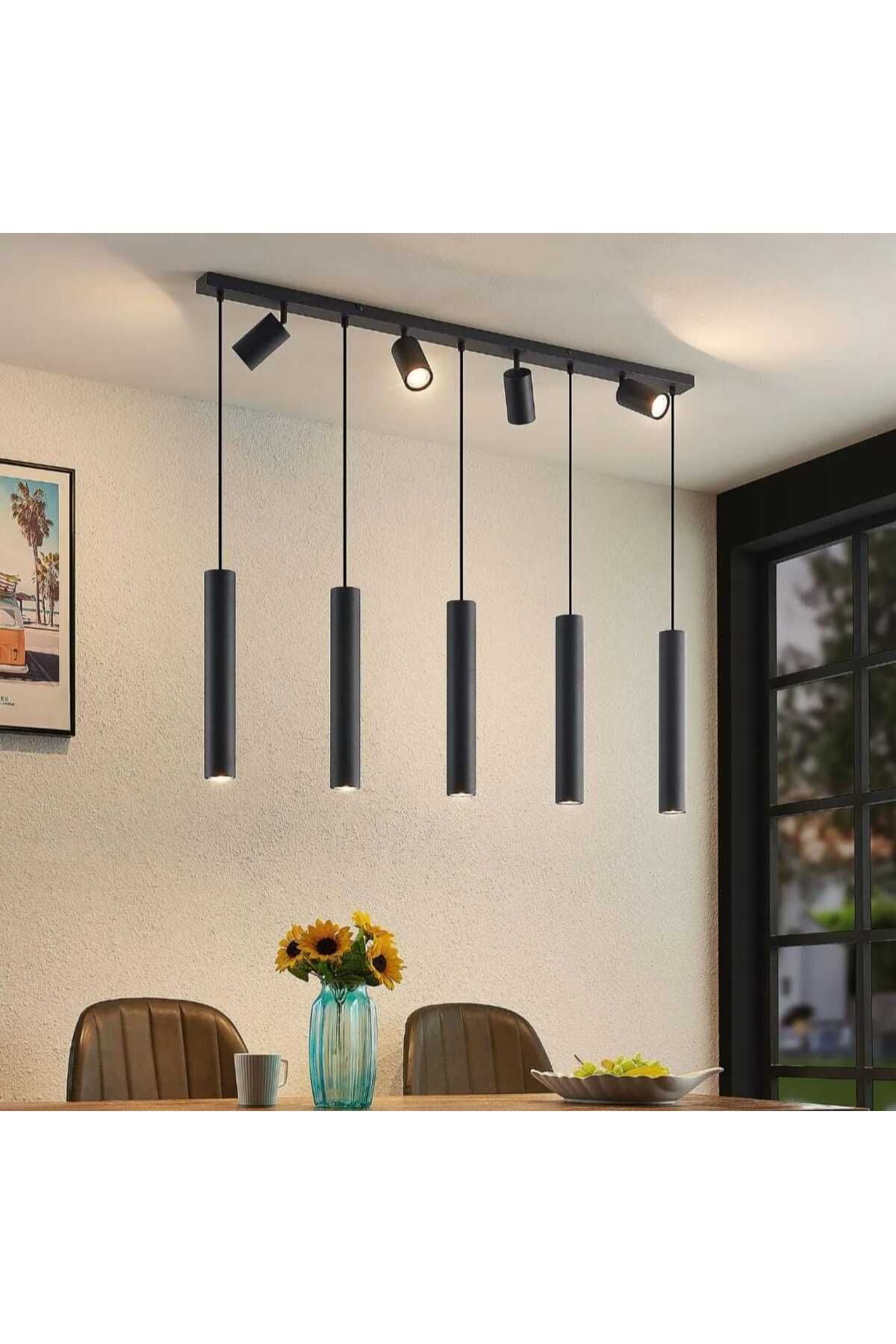 demet habek mylights Mylights 120cm Sarkıt Masa Üstü Tasarruflu Led Ampul Avize Günışığıampullü