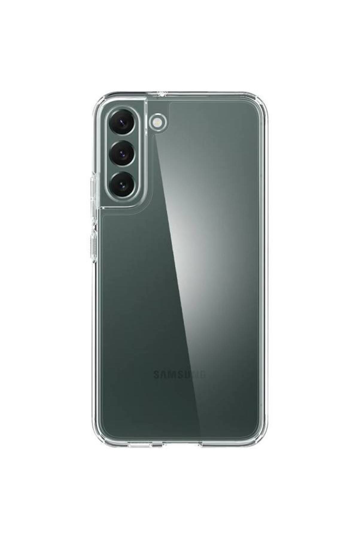 Glazef GALAXY S22 PLUS Şeffaf Kılıf Kamera Korumalı Ultra İnce Esnek Kılıf