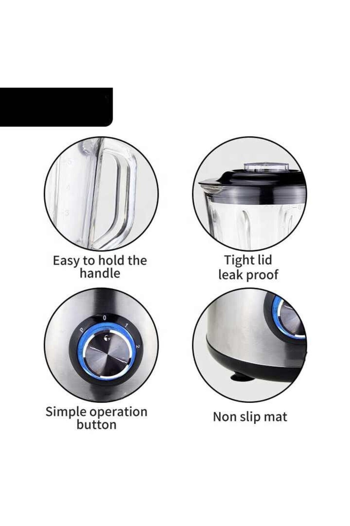 SOKANY-2 in 1 Juicer Blender, 800W SS, 1.5L Capacity, Smoothie Maker & Grinder for Fruits & Veggies 3