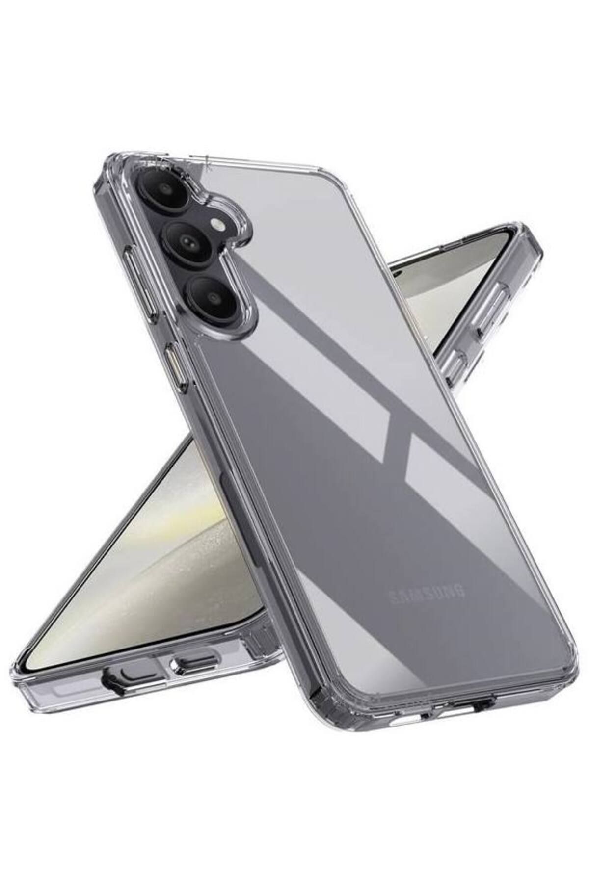 Glazef GALAXY S24 Şeffaf Kılıf Kamera Korumalı Ultra İnce Esnek Kılıf