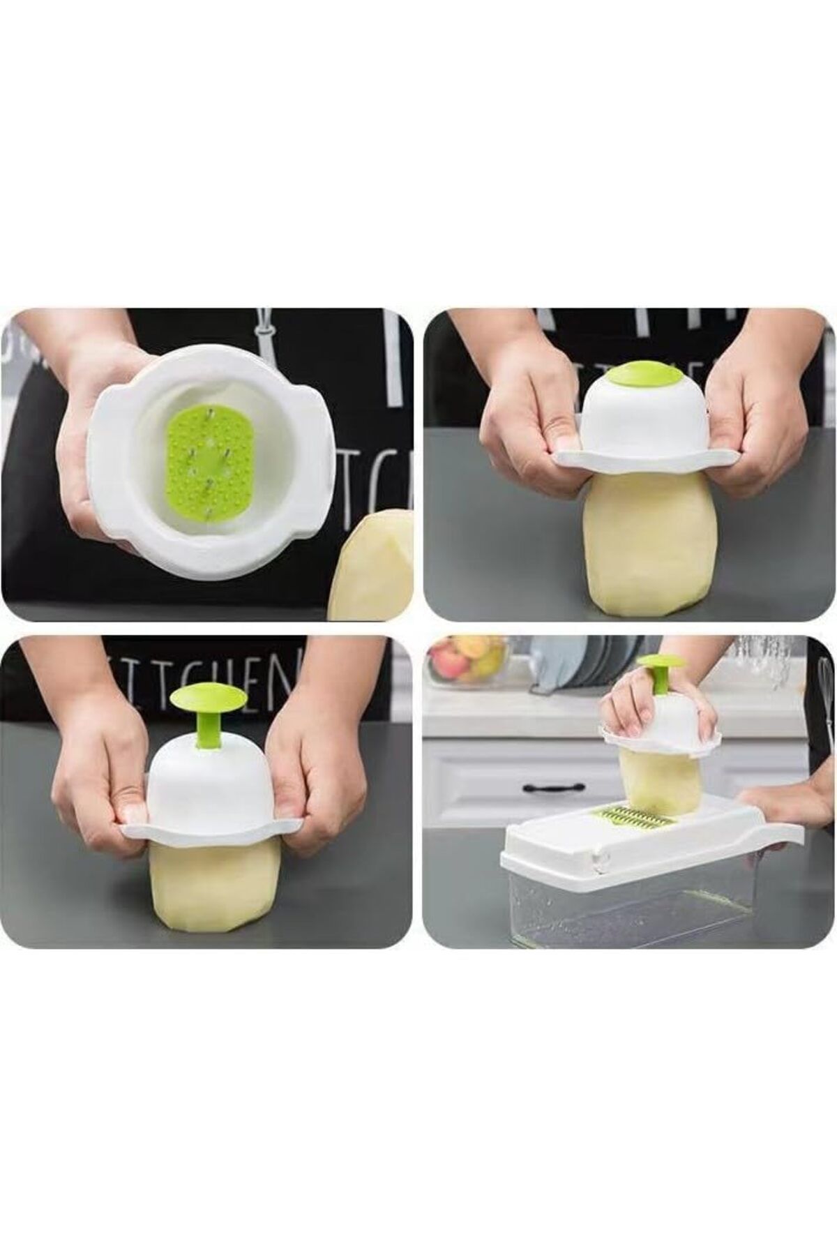 NEXIFY-Vegetable Chopper: Multifunctional All-in-One Food Slicer Dicer Cutter with Draining Baske 6