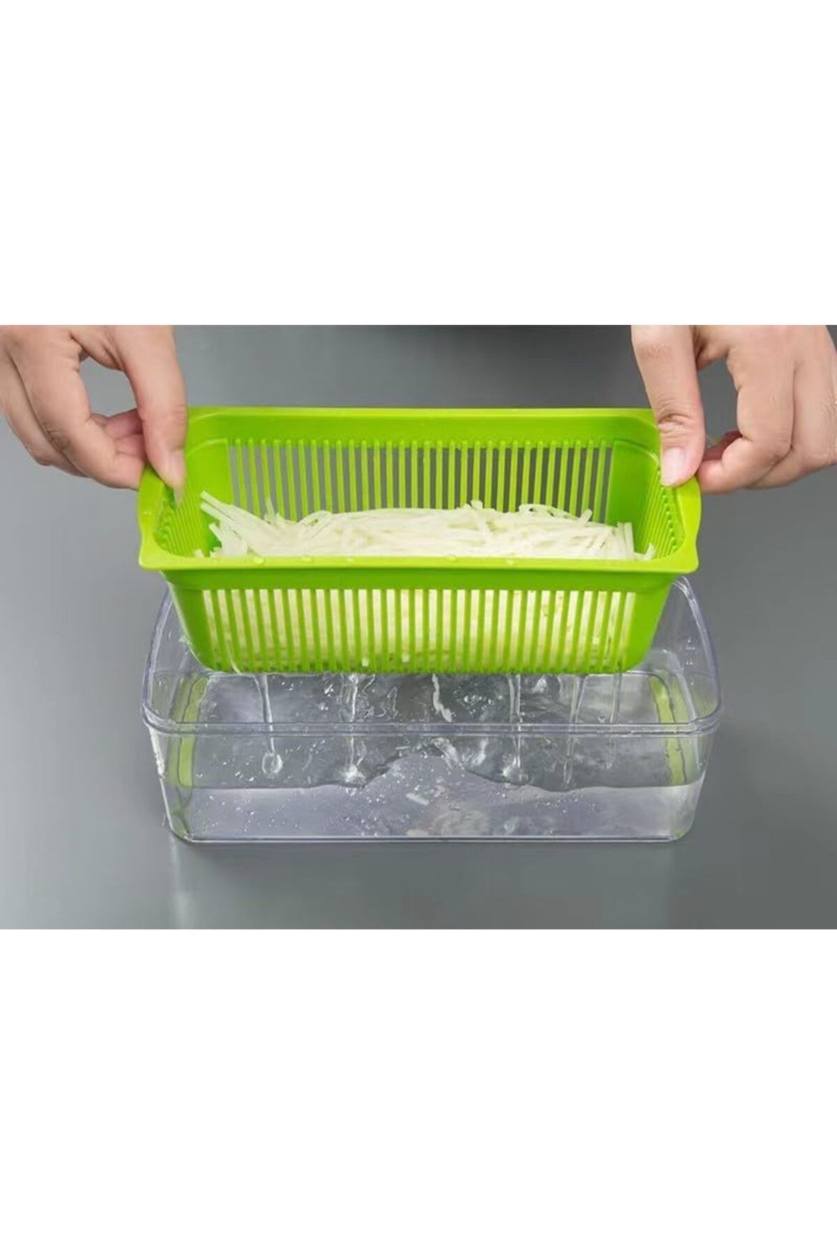 NEXIFY-Vegetable Chopper: Multifunctional All-in-One Food Slicer Dicer Cutter with Draining Baske 7