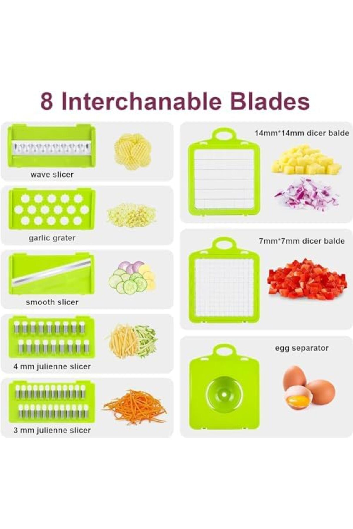 NEXIFY-Vegetable Chopper: Multifunctional All-in-One Food Slicer Dicer Cutter with Draining Baske 4
