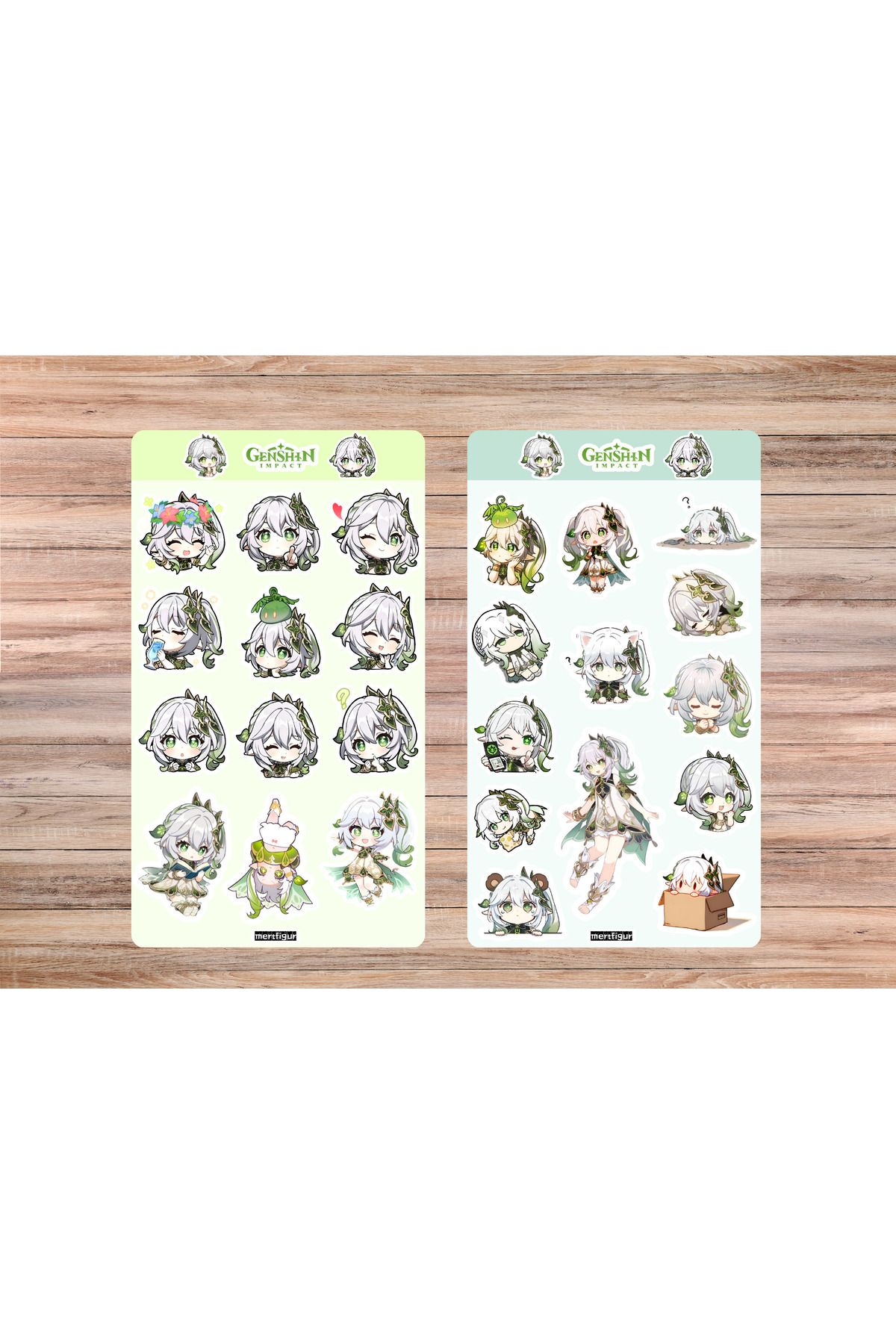 mertfigur Genshin Nahida Anime Sticker Etiket