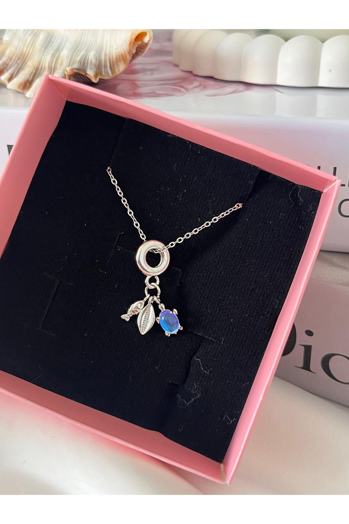 sessjewelry Silver Charmlı Kolye