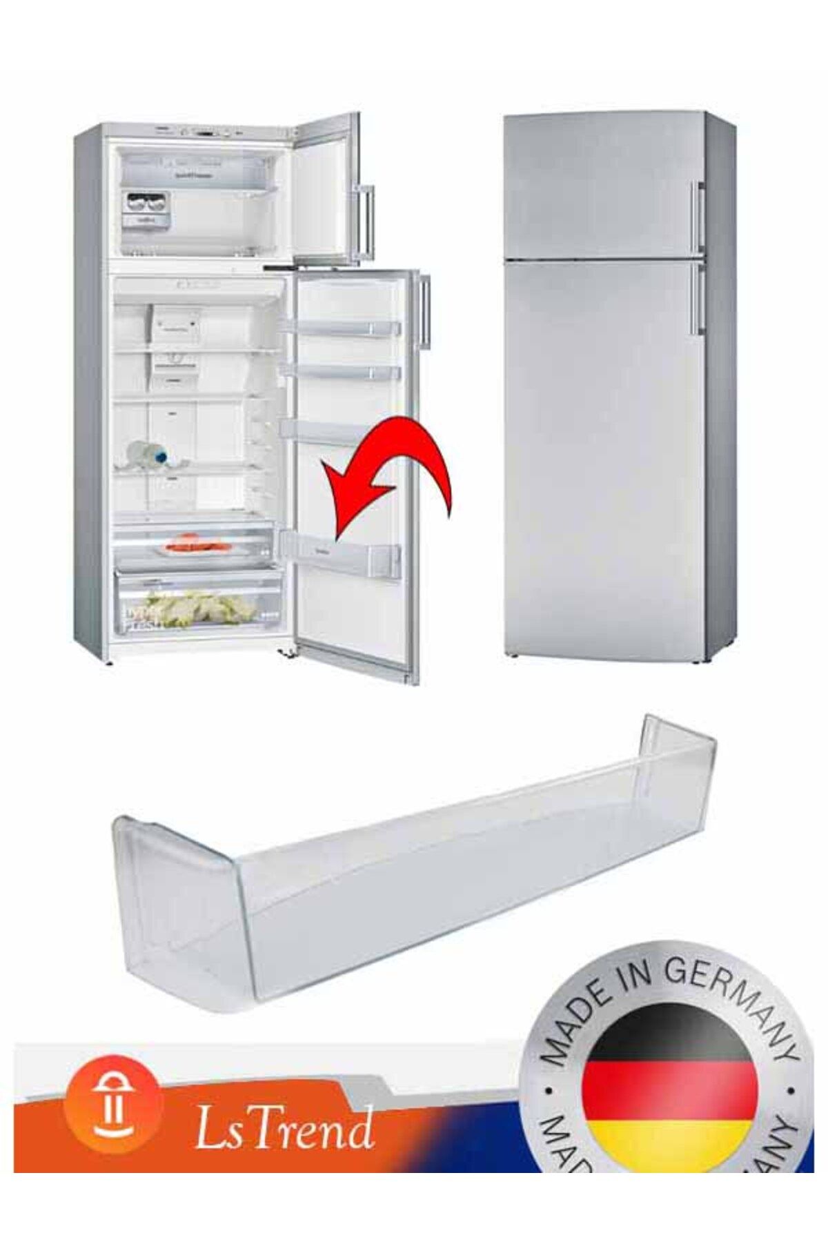Ls Trend Bosch Siemens Profilo Buzdolapları İle Uyumlu Şişe Rafı (Uyumluluk Sorunuz)