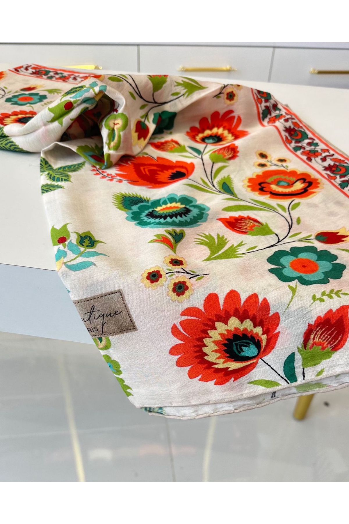 LA BOUTIQUE Bambu ipek pamuk şal