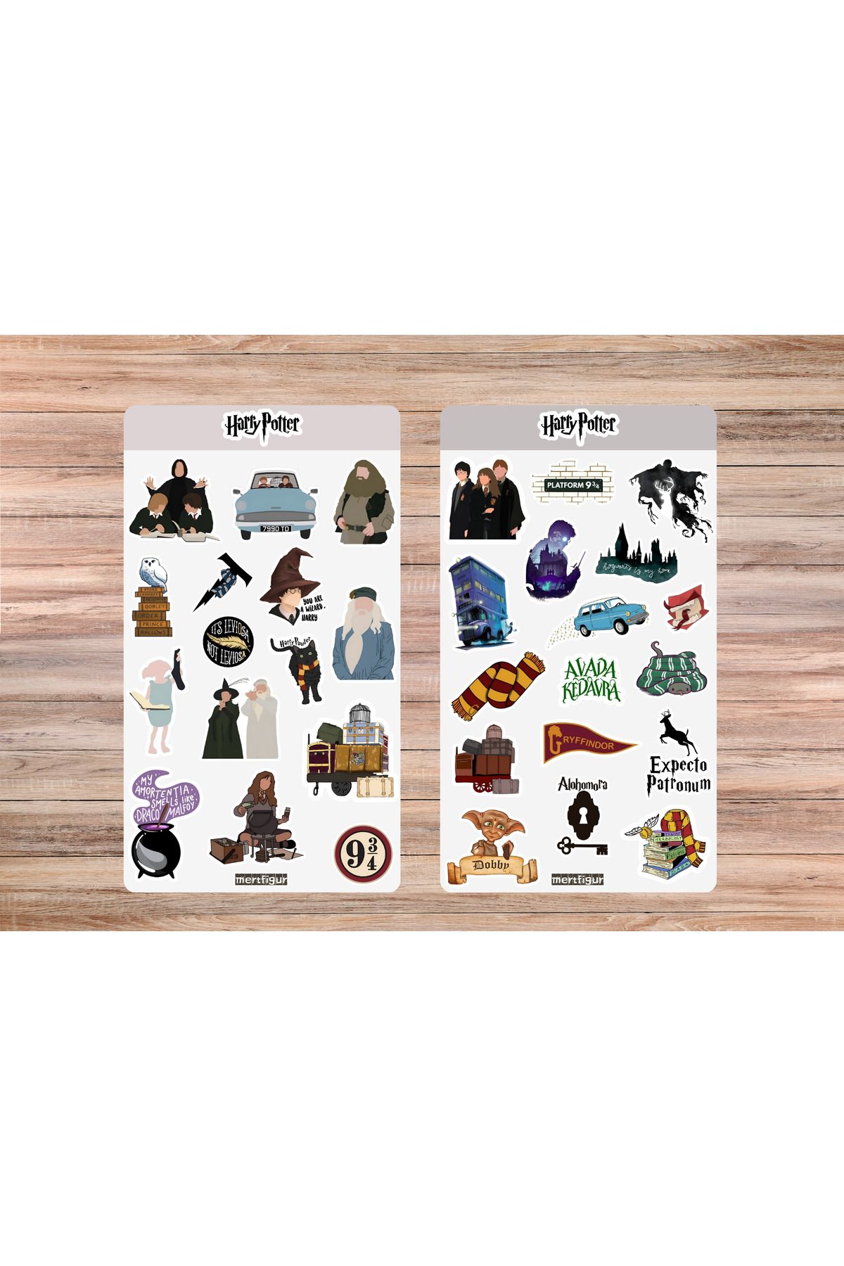 mertfigur Harry Potter Anime Sticker Etiket
