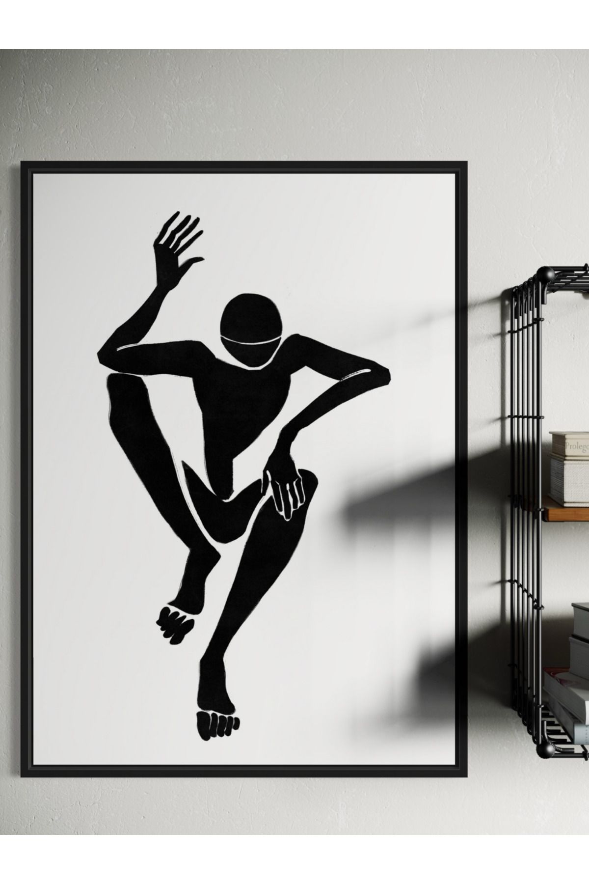 Woodsuppco Dark Abstract Çerçevesiz Poster, Duvar Posteri, Sanatsal Poster, Duvar Dekoru