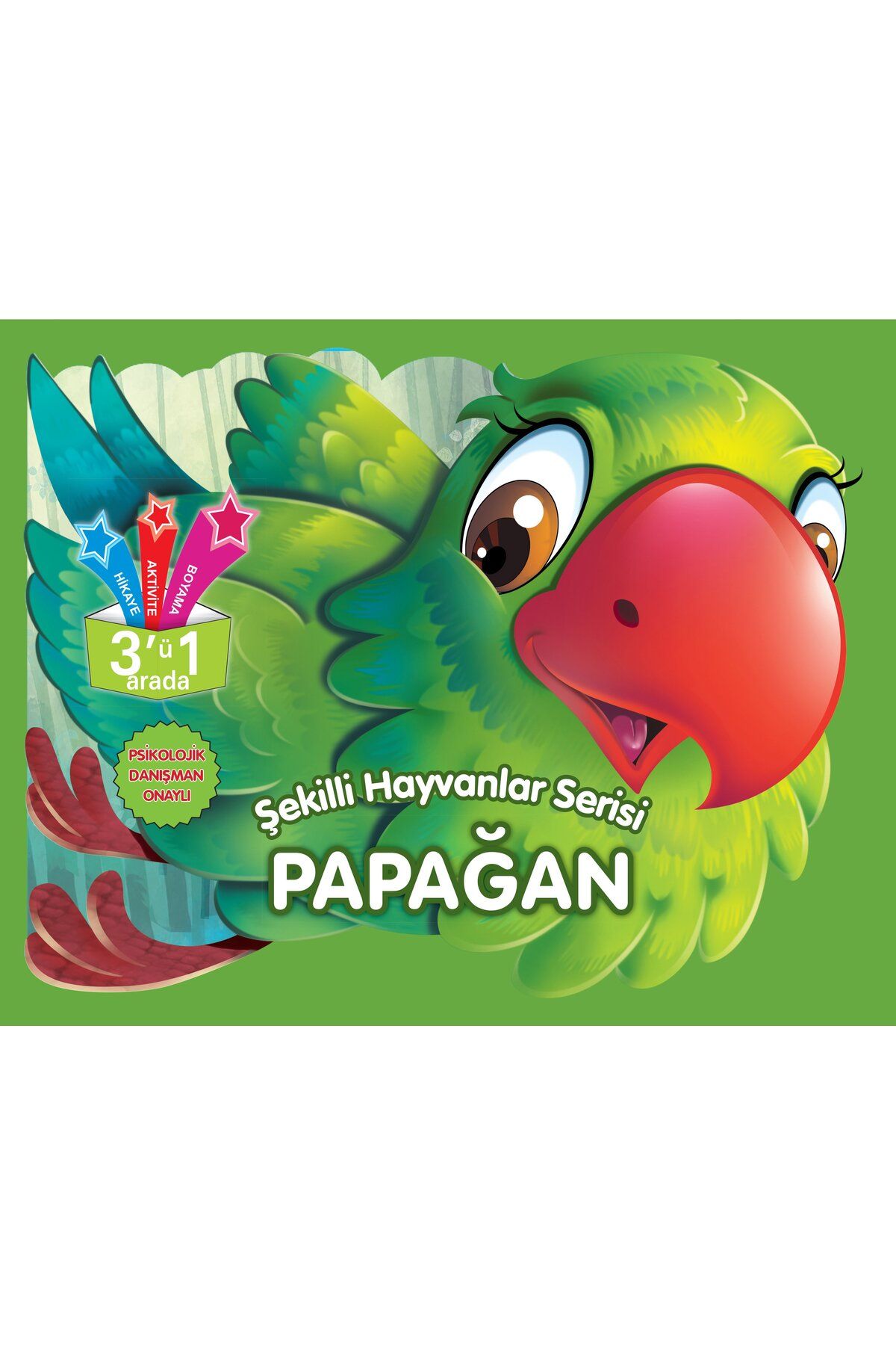 Parıltı Yayınları Şekilli Hayvanlar Serisi Papağan