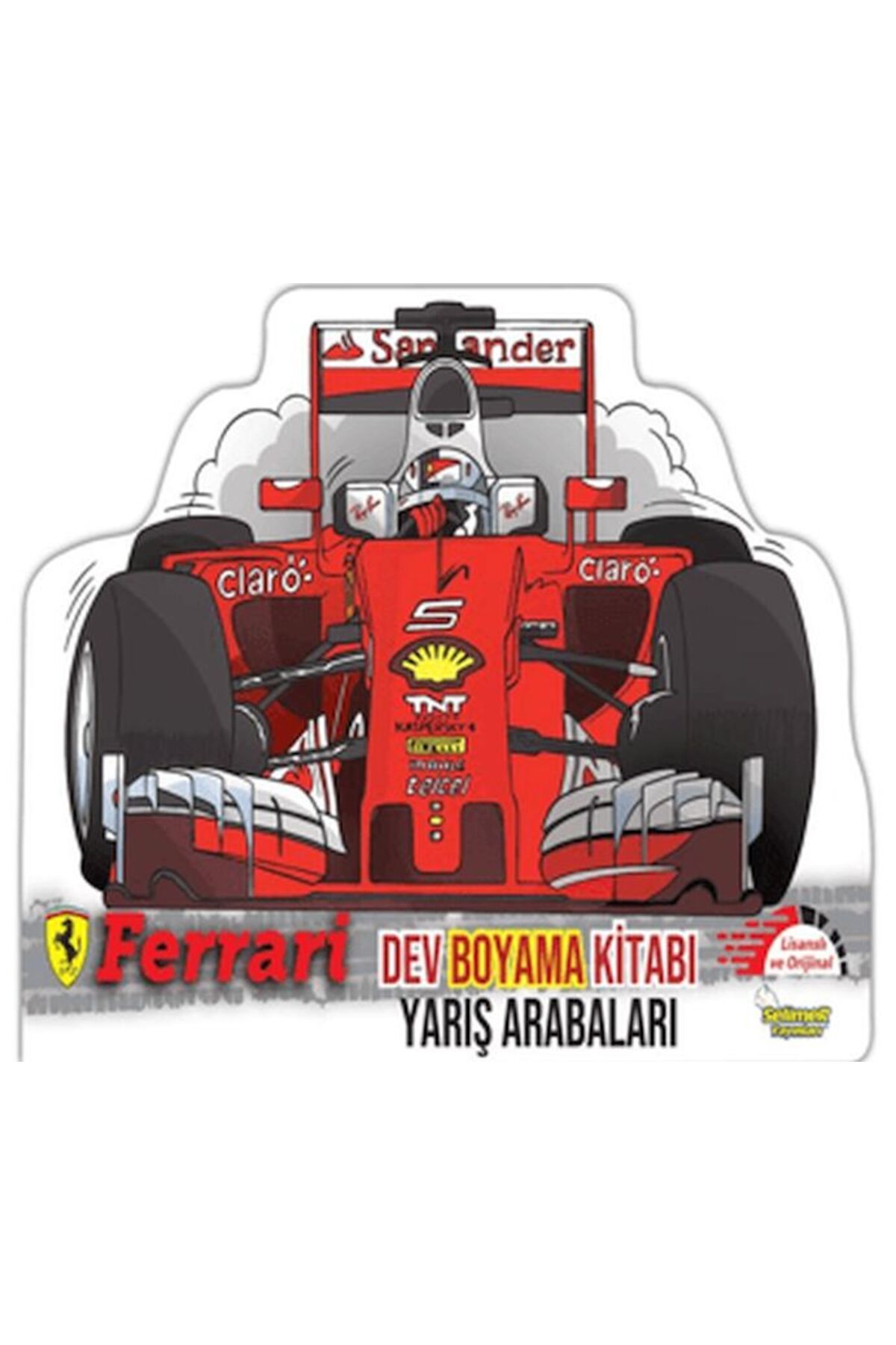 Selimer Yayınları Ferrari Dev Boyama Yarış Arabaları