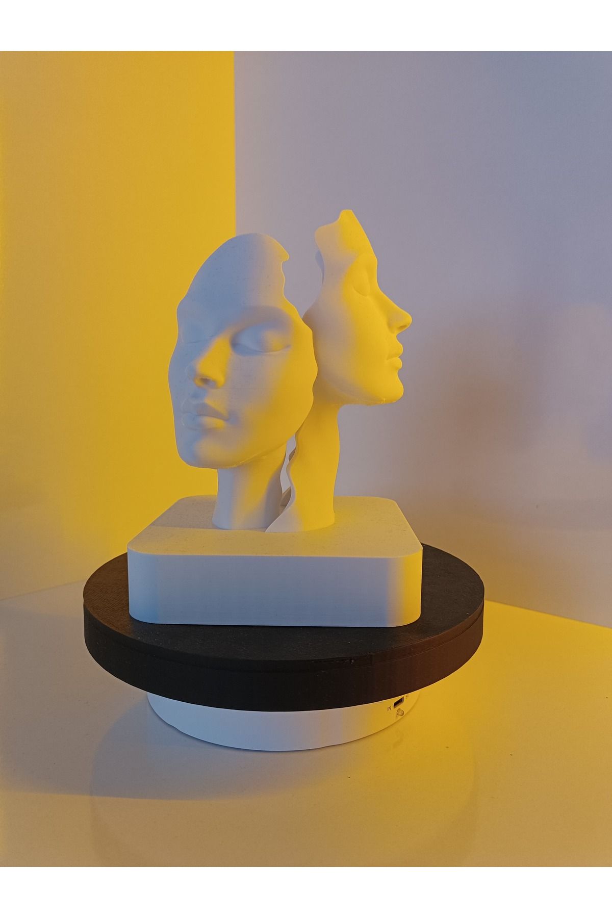 Home DEKORATİF BÜYÜK BOY YÜZLER BİBLO HEYKEL 19 CM