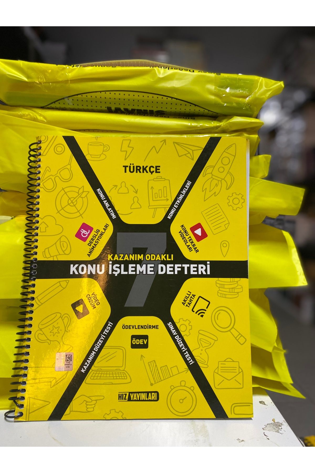 Yanıt Yayınları HIZ 7 TÜRKÇE DEFTER GÜNCEL