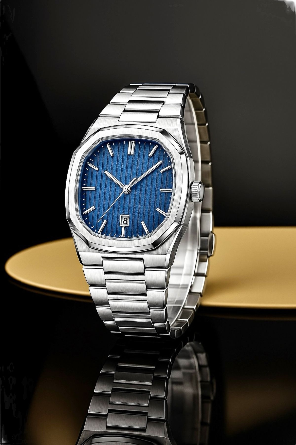 pullmarkt-Men's Wrist Watch with Calendar 3