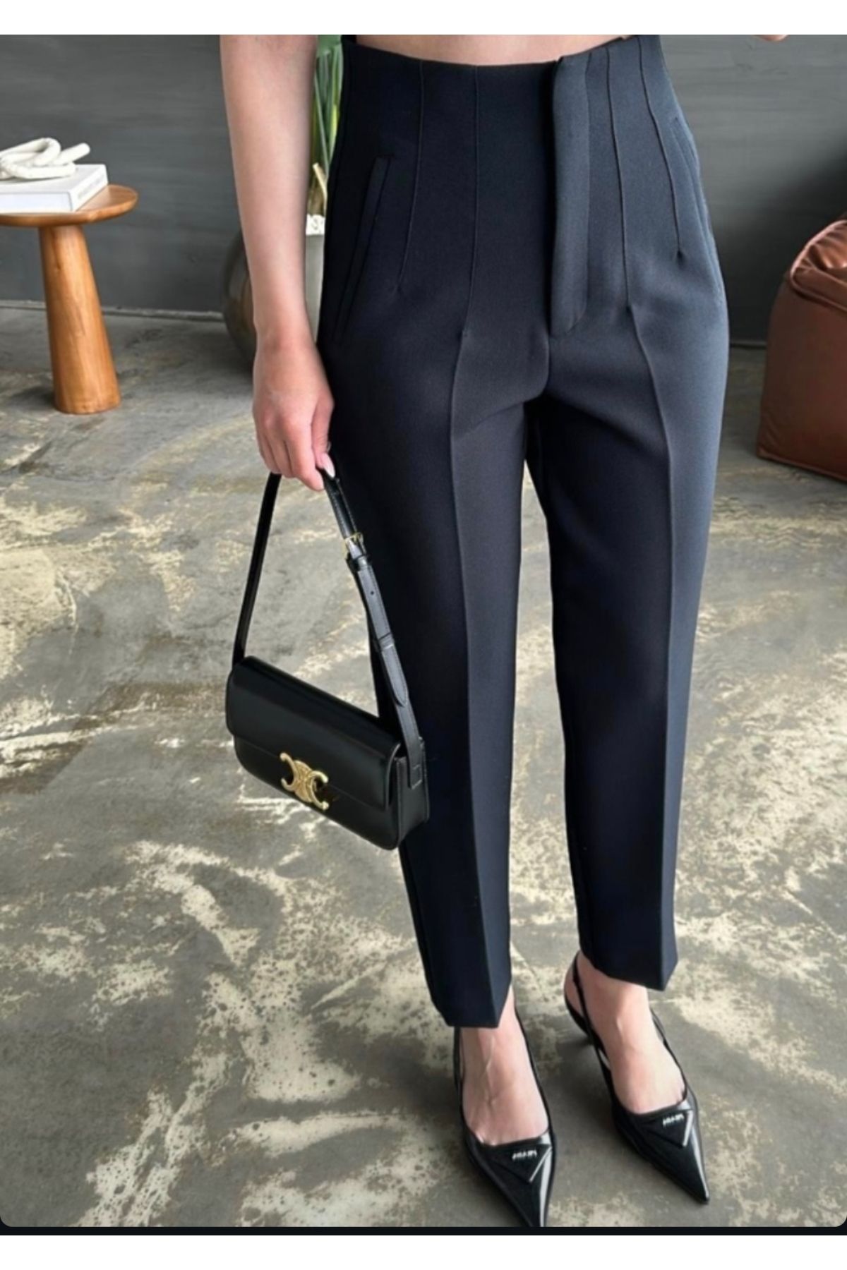 Butik Flato Kumaş Kadın Pantolon