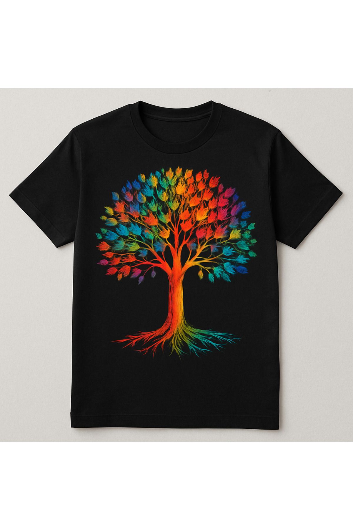 VON LABAS ColorfulTree tasarımlı T-Shirt