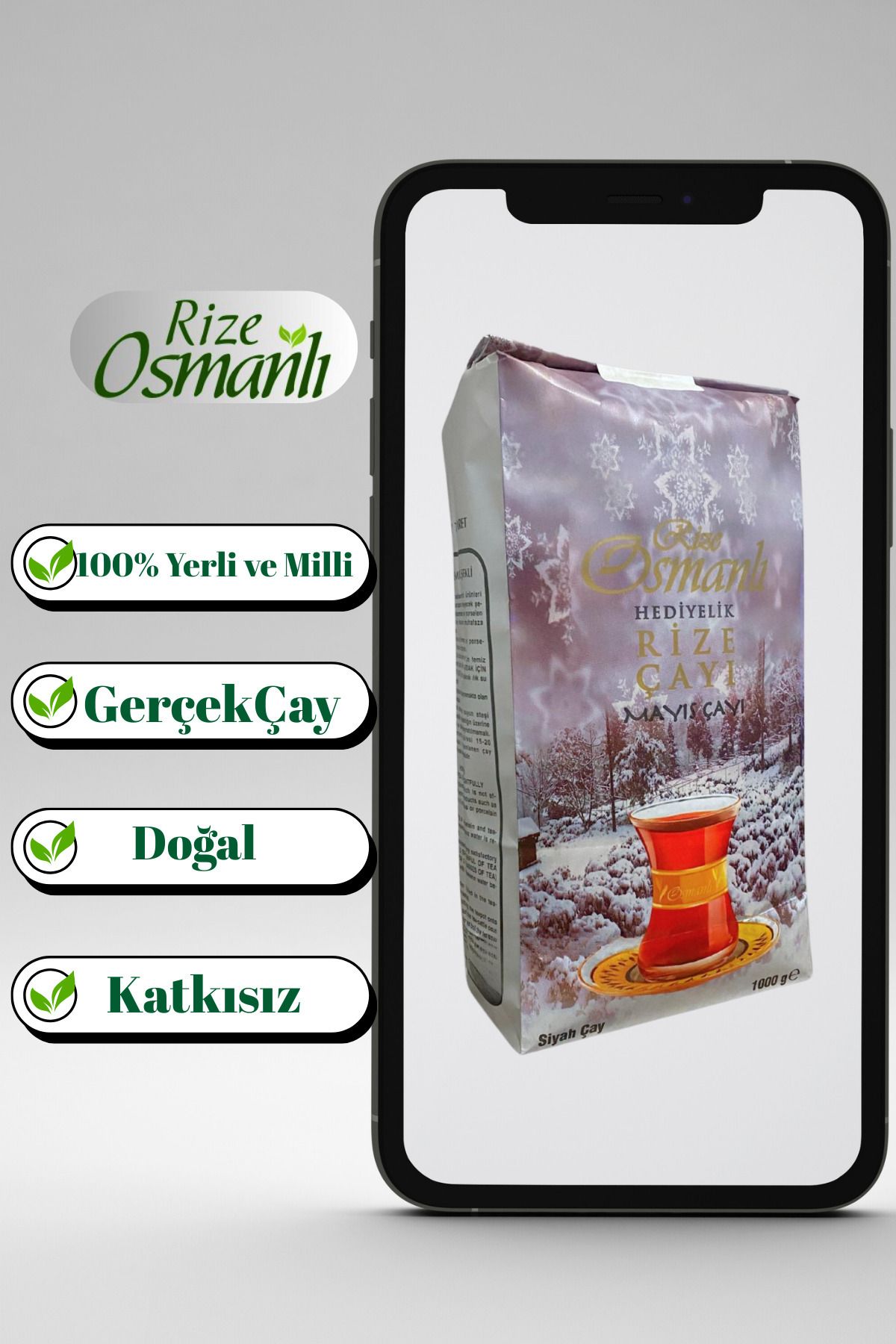 Rize Osmanlı Dökme siyah Mayıs Çayı 1000gr x 10 adet