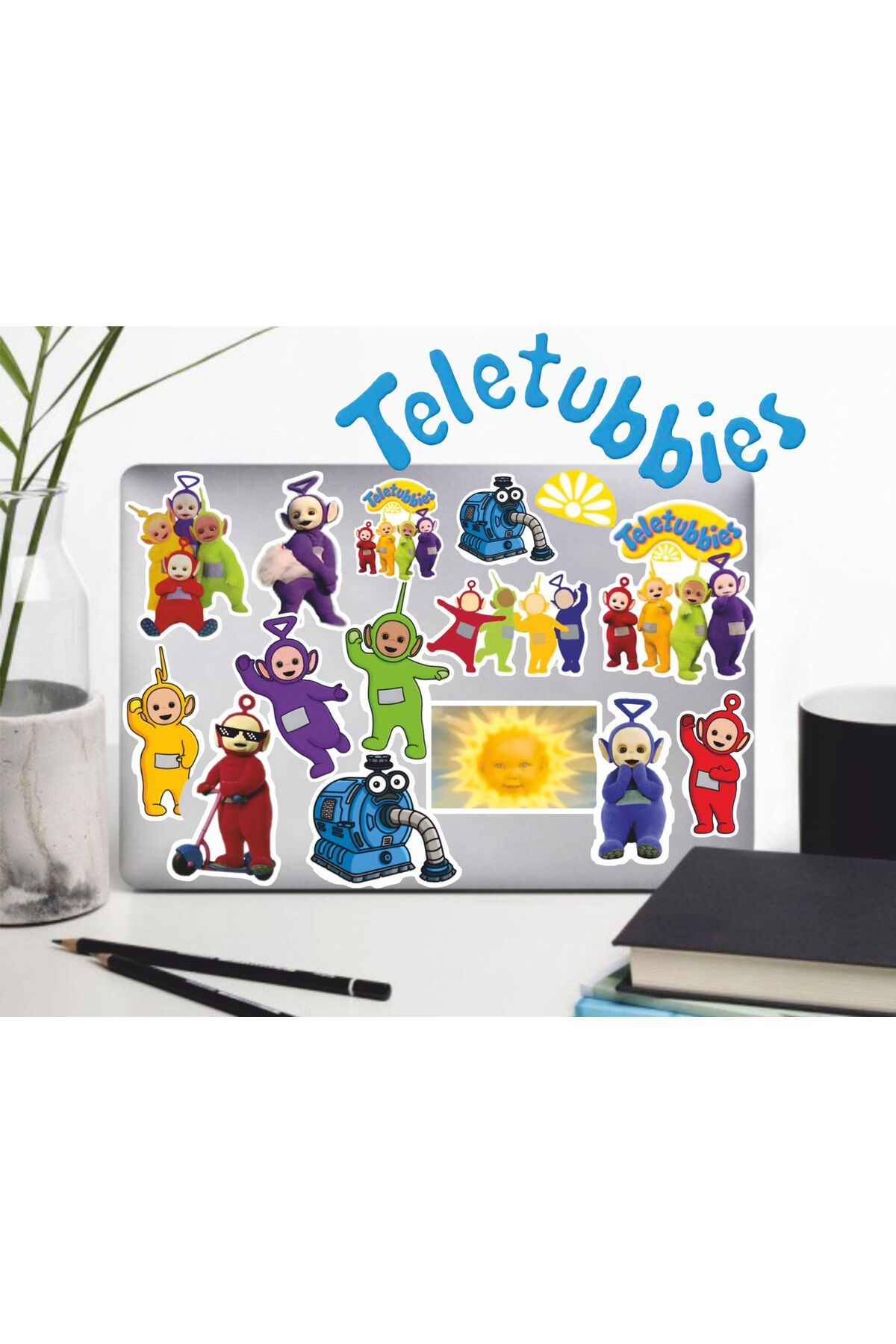 hediyenebak Teletabiler Sticker Seti | Laptop Ajanda Pc Tablet Telefon Defter Etiket Bullet Journal