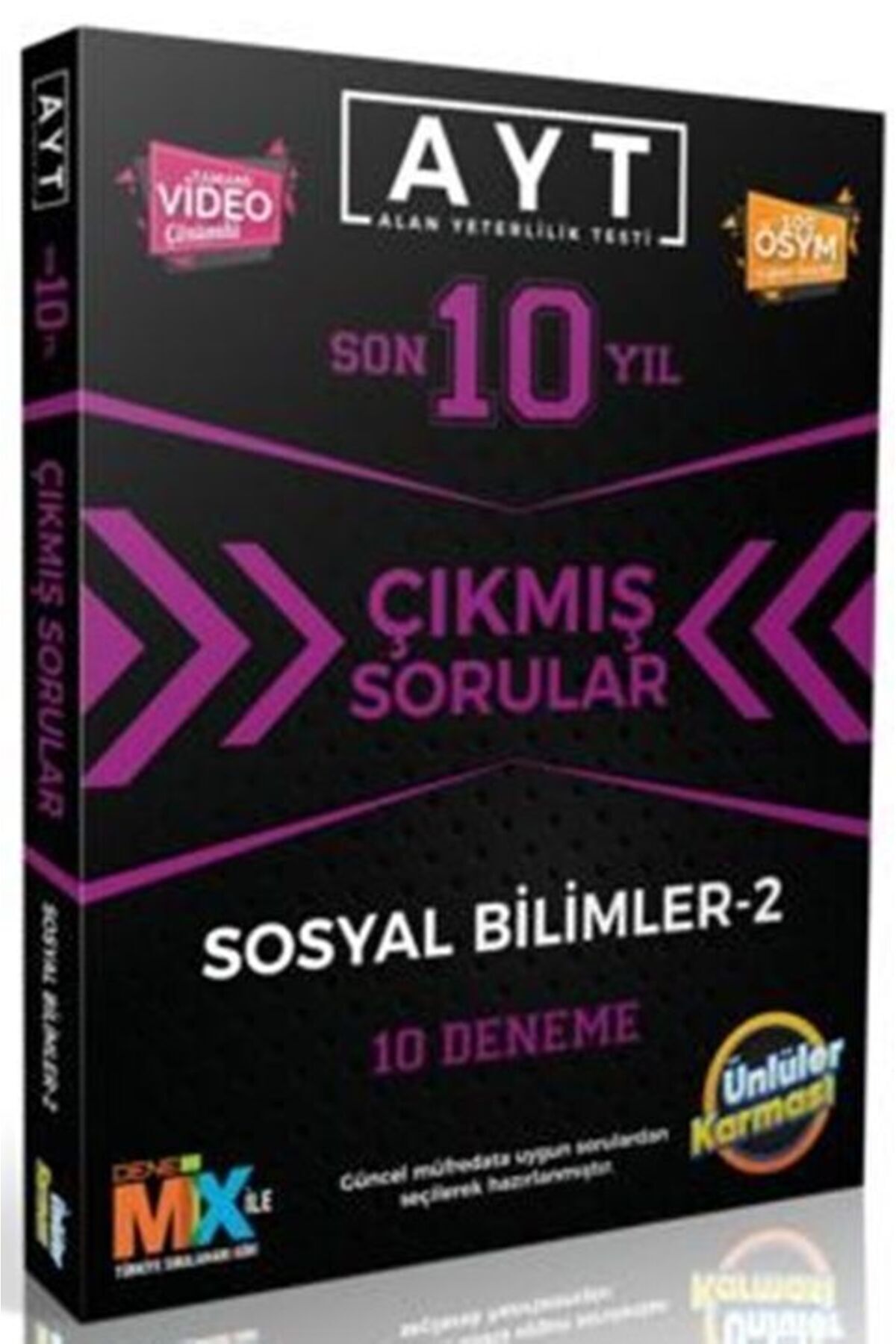 AV YAYINLARI Ünlüler Karması Ayt Sosyal Bilimler 2 Karması Tıpkı Basım 10 Deneme