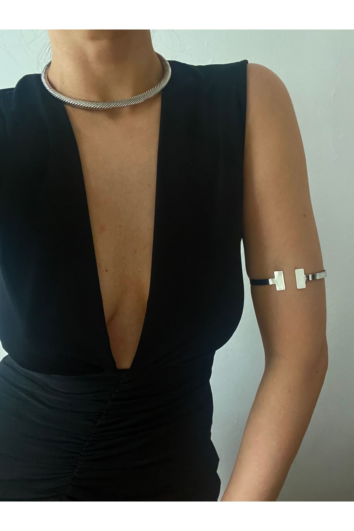 Hoop jewelery MİNİMAL TİFF PAZU BİLEKLİĞİ GÜMÜŞ RENK