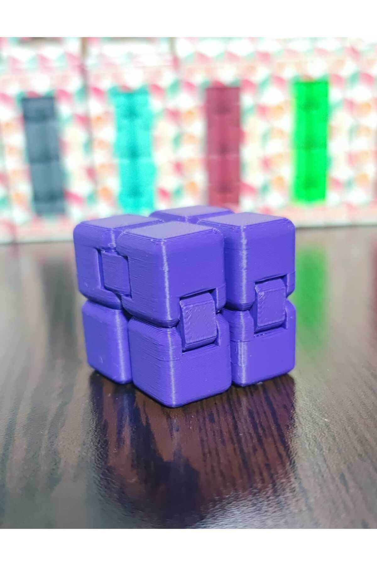 kutuTR Sonsuz Küp Stres Atma Küpü Stres Küpü(Infinity Cube) mavi