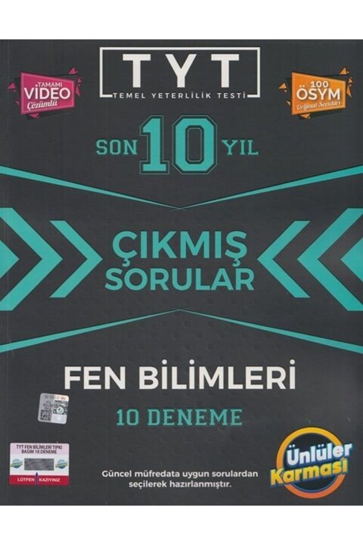 AV YAYINLARI Ünlüler Karması Tyt Fen Bilimleri Karması Tıpkı Basım 10 Deneme