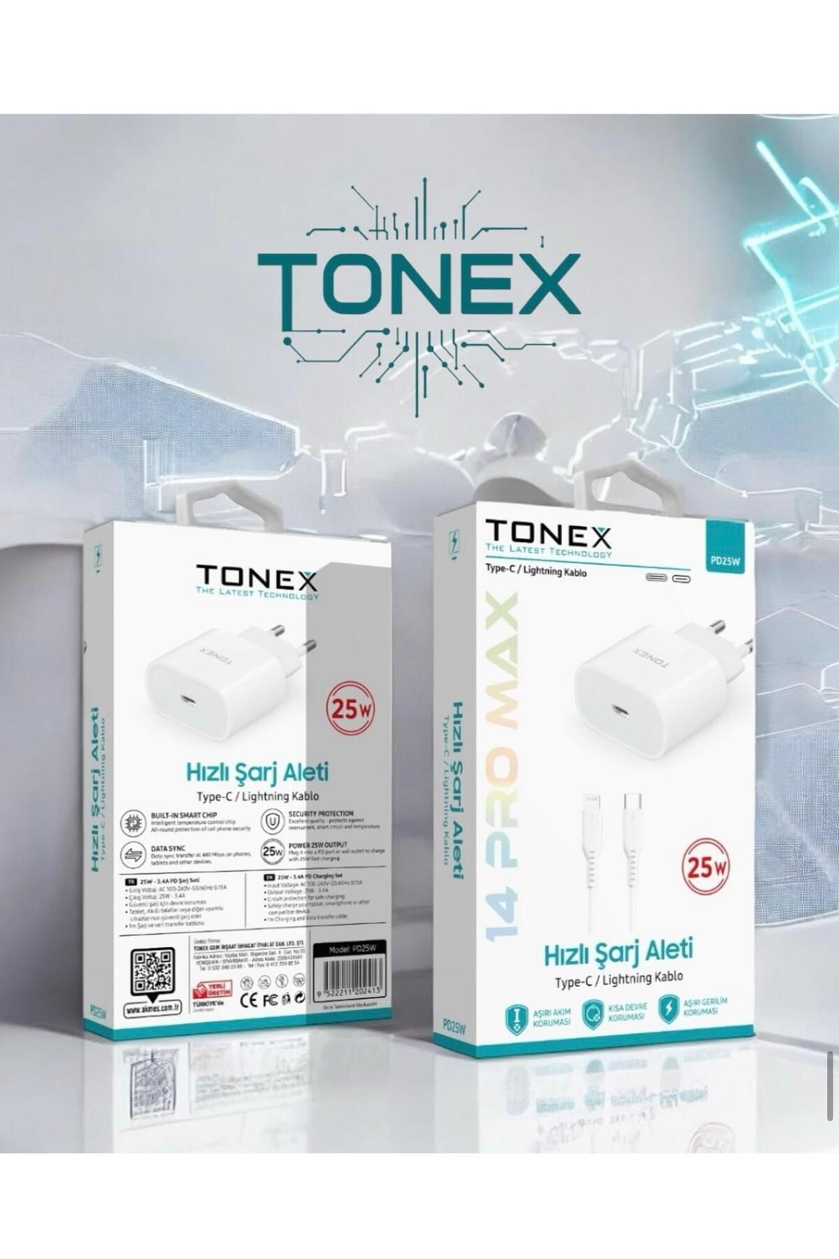 Aydoganticaret44 Tonex hızlı şarj 25 W TYPE C /typC