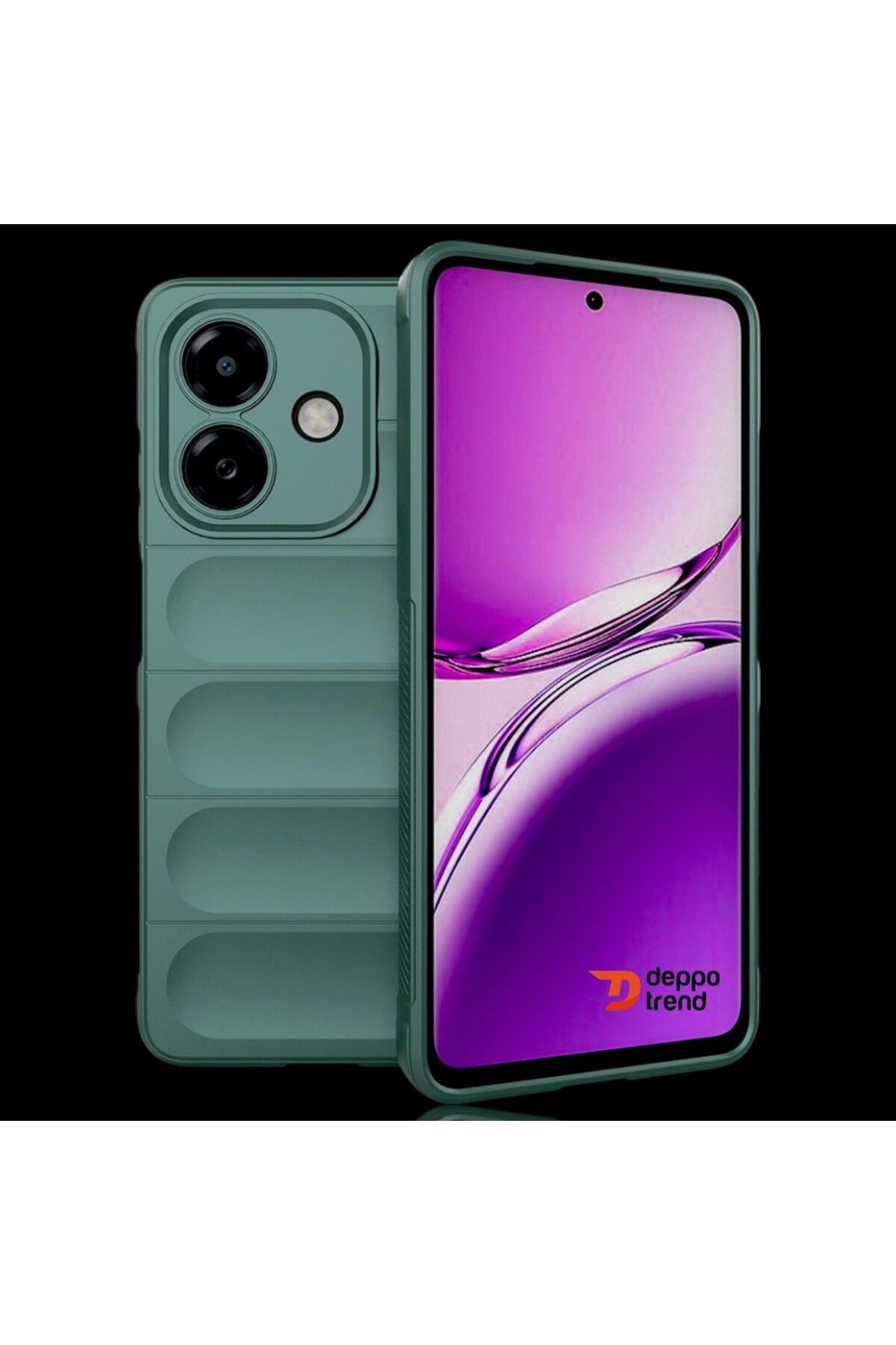 Deppo Trend Oppo A3 Uyumlu Kılıf Kamera Korumalı Darbe Emici Şık Tasarımlı Koruyucu Silikon Kapak