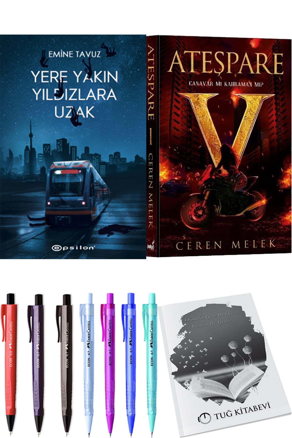 Epsilon Yayınevi Yere Yakın Yıldızlara Uzak ve Ateşpare 1 Canavar mı Kahraman mı? + Hediyeli