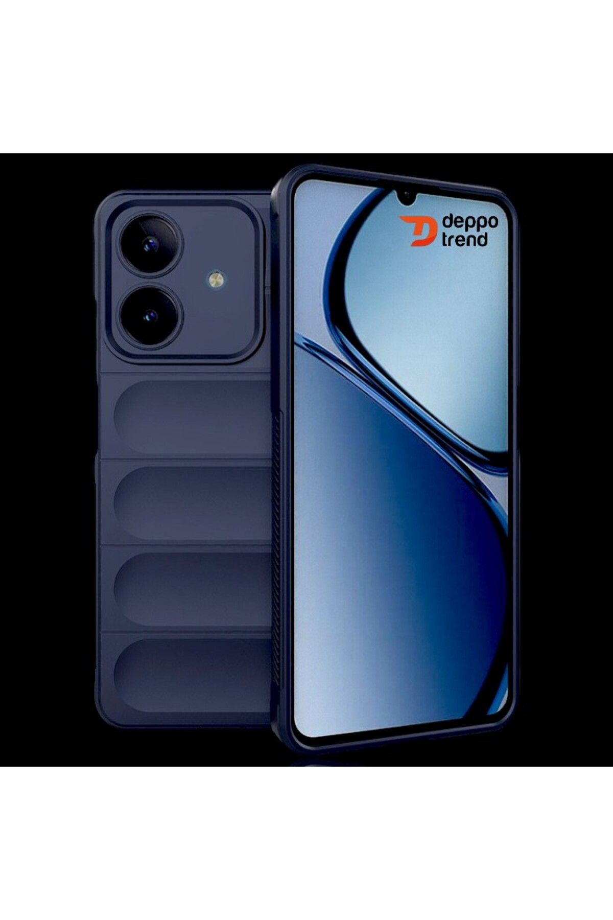 Deppo Trend Realme Note 60 Uyumlu Kılıf Kamera Korumalı Darbe Emici Şık Tasarımlı Koruyucu Silikon Kapak