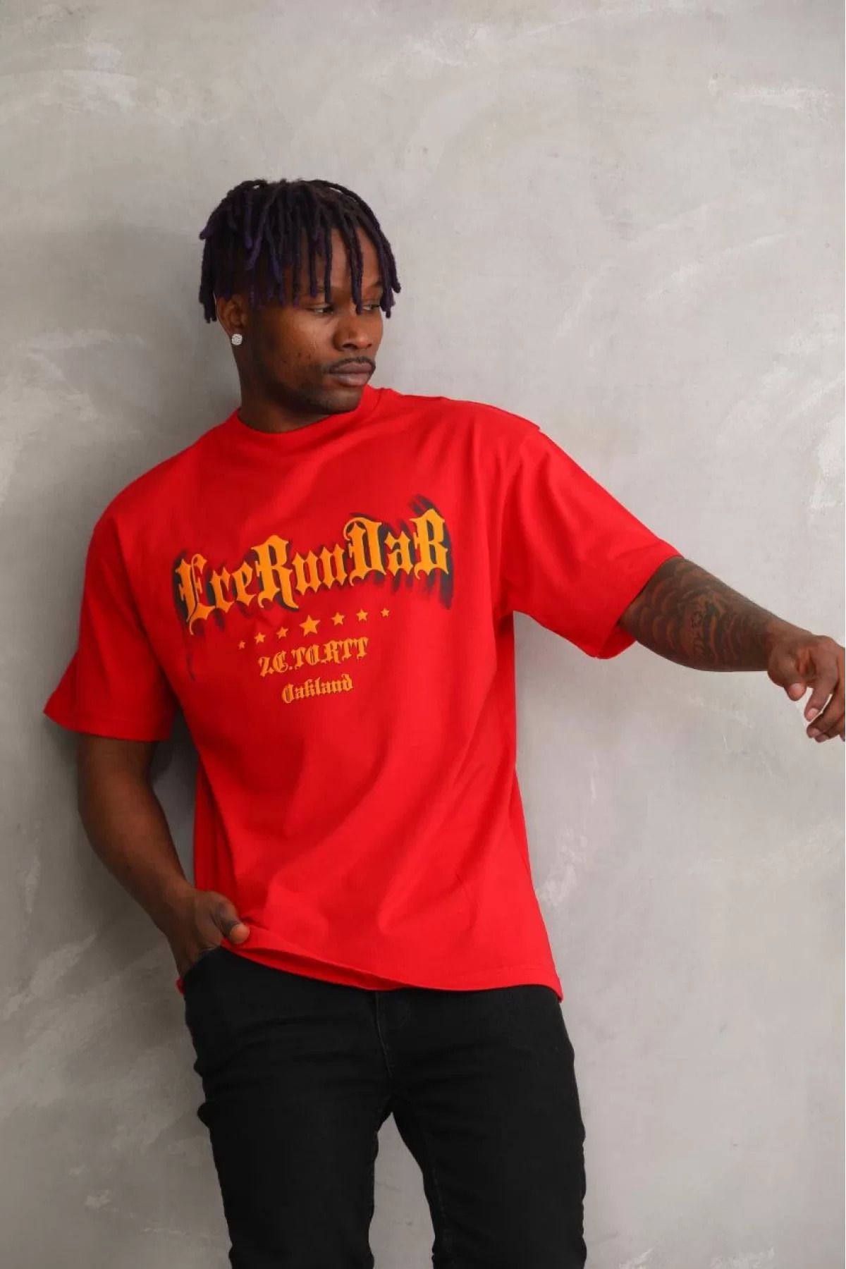 İndigo Park Tişört Modelleri Erkek Unisex Baskılı Oversize T-Shirt -
