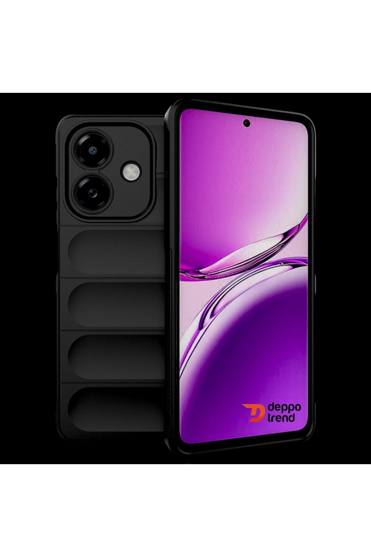 Deppo Trend Oppo A3 Uyumlu Kılıf Kamera Korumalı Darbe Emici Şık Tasarımlı Koruyucu Silikon Kapak