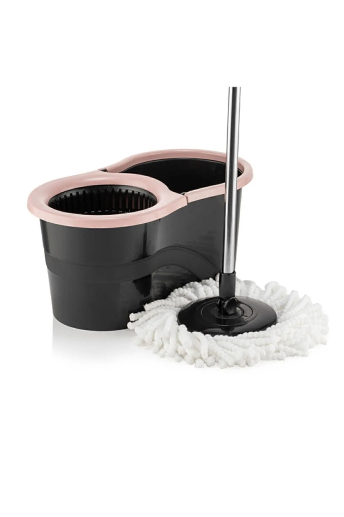 turzuccaciye Sillgech 360 Smart Mop Jr. Black Siyah Temizlik Paspas Seti