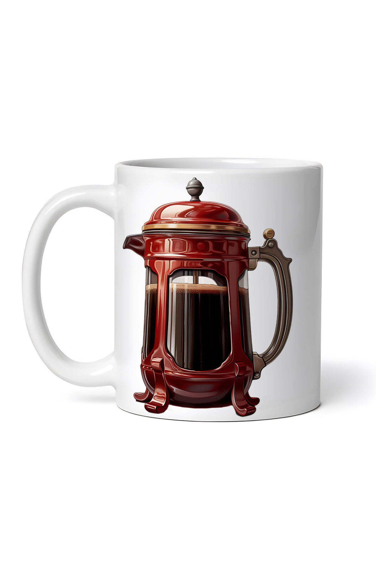 OEM Cană Albă Personalizată, Cafetieră Franceză, Inovatix . 330 Ml - One Size