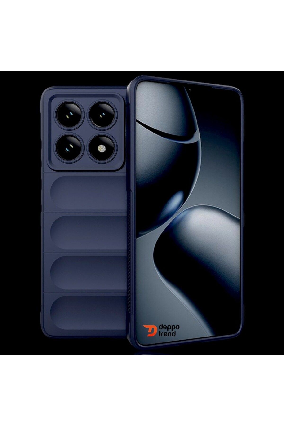 Deppo Trend Xiaomi 14T Uyumlu Kılıf Kamera Korumalı Darbe Emici Şık Tasarım Koruyucu Silikon