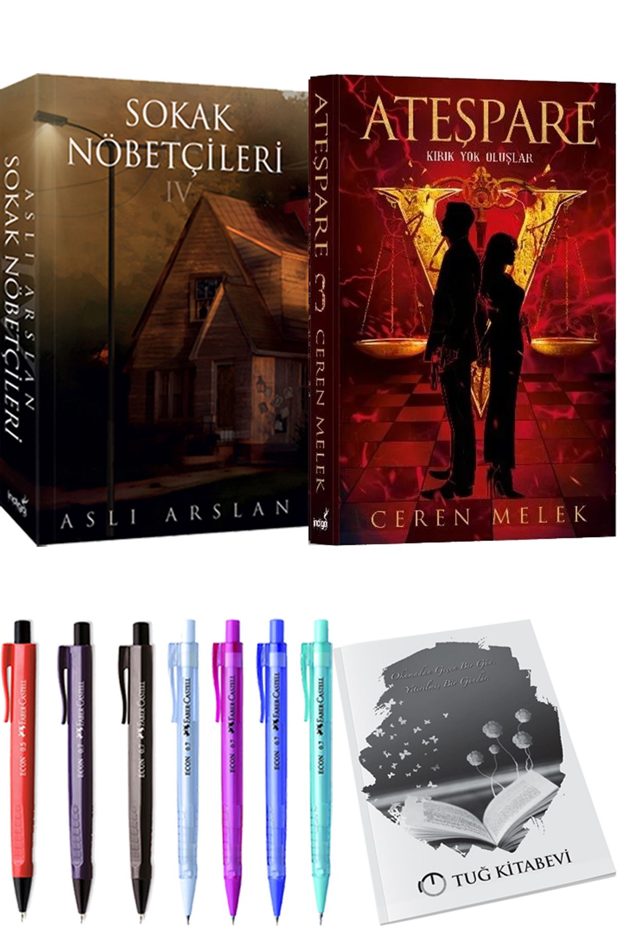 İndigo Kitap Sokak Nöbetçileri 4 Aslı Arslan ve Ateşpare 3 Kırık Yok Oluşlar + Hediyeli