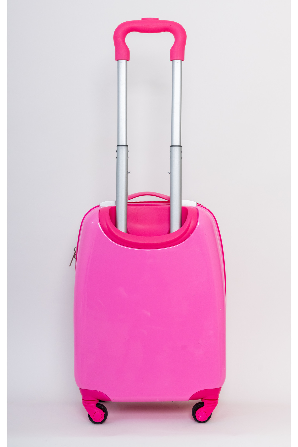 Mnuk-Princess Character Kids Hard Luggage with PC Material, Trolley Bag, Size-16 Inch- P101- Pink 2