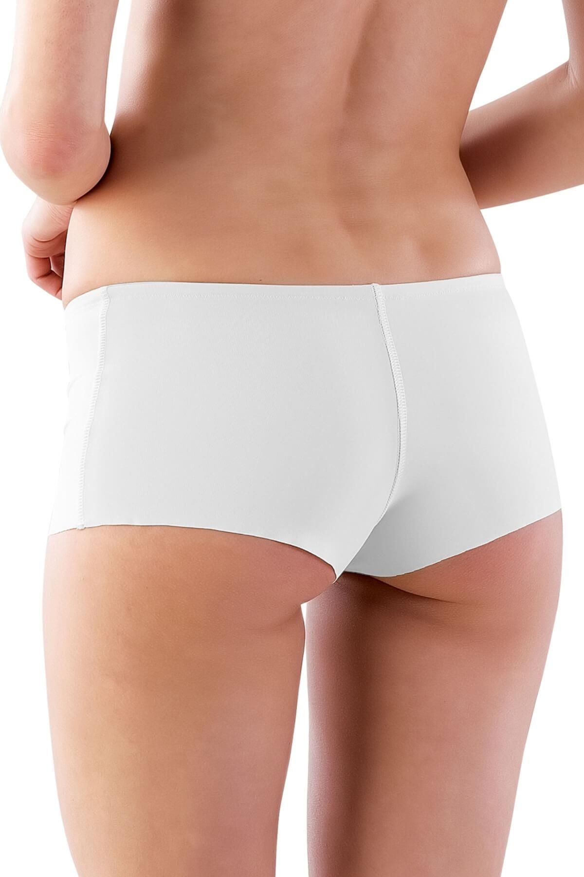 GiyimCity BEYAZ Boxer Lazer Korse