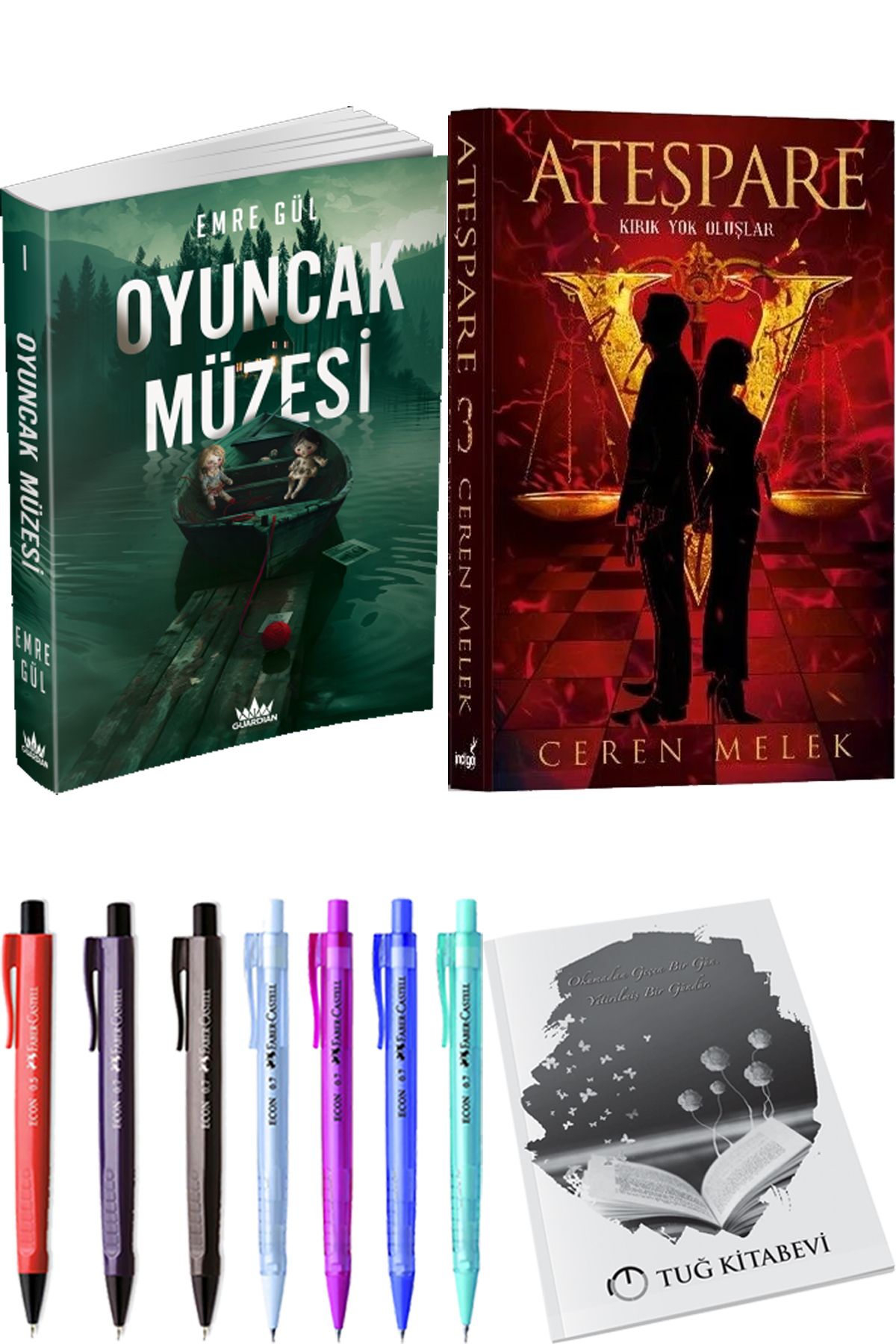 Ephesus Yayınları Oyuncak Müzesi Emre Gül ve Ateşpare 3 Kırık Yok Oluşlar + Hediyeli